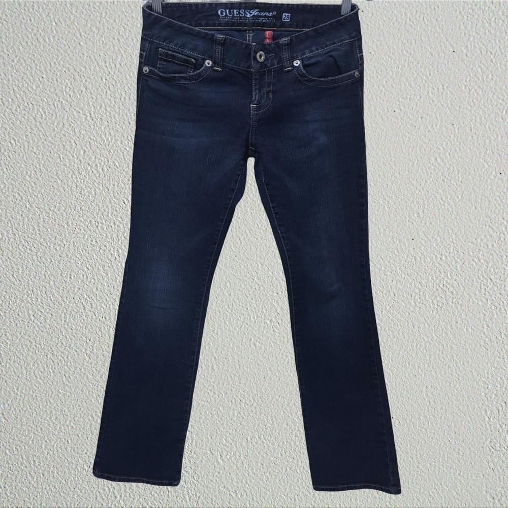 Free w/ $20 Purchase / GUESS Women's Navy Straight Leg Jeans